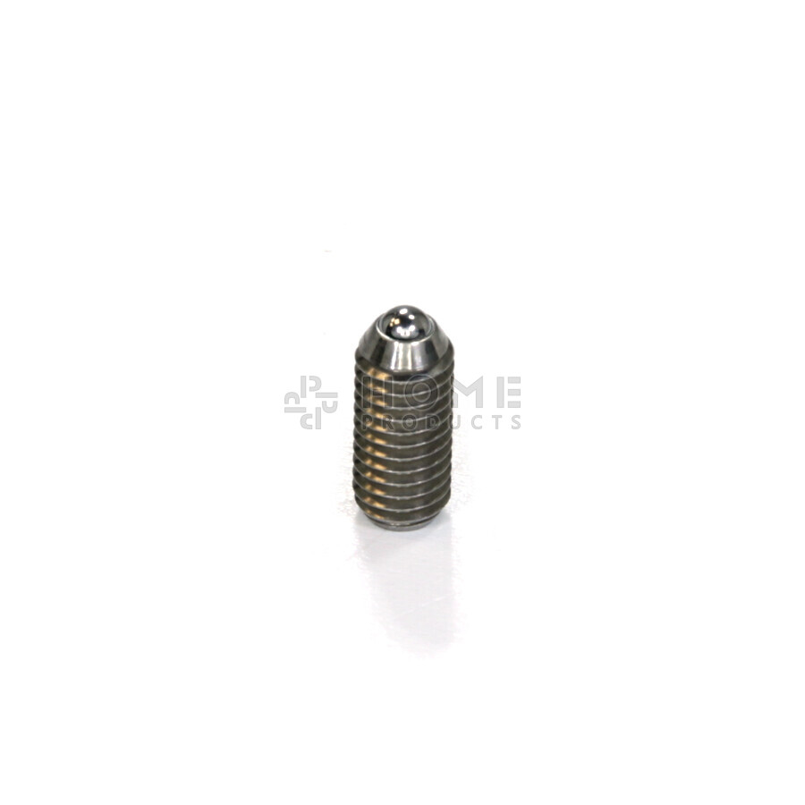 Ball roller, full thread, stainless steel, with spring, M8